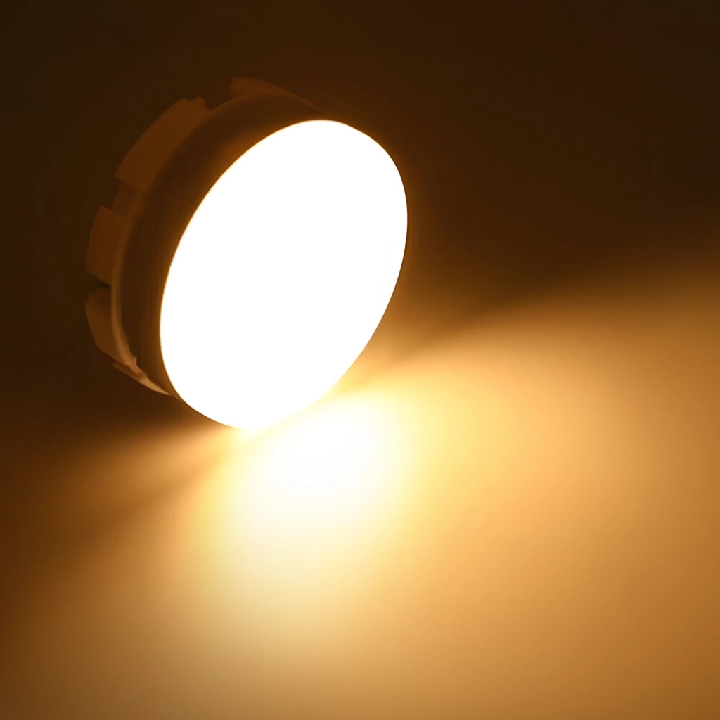 ZMH Lampadine GX53 74x25 mm Ultra Piatta Luce Calda 3000K 5W per Lampade da Sotto Unità Non Dimmerabile Confezione da 4