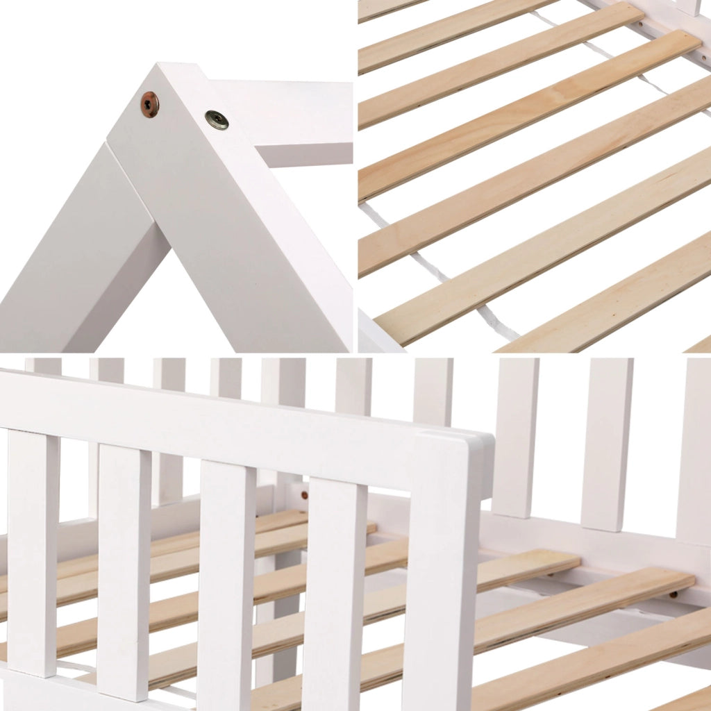 Letto per bambini 190x90cm bianco MARCEAU