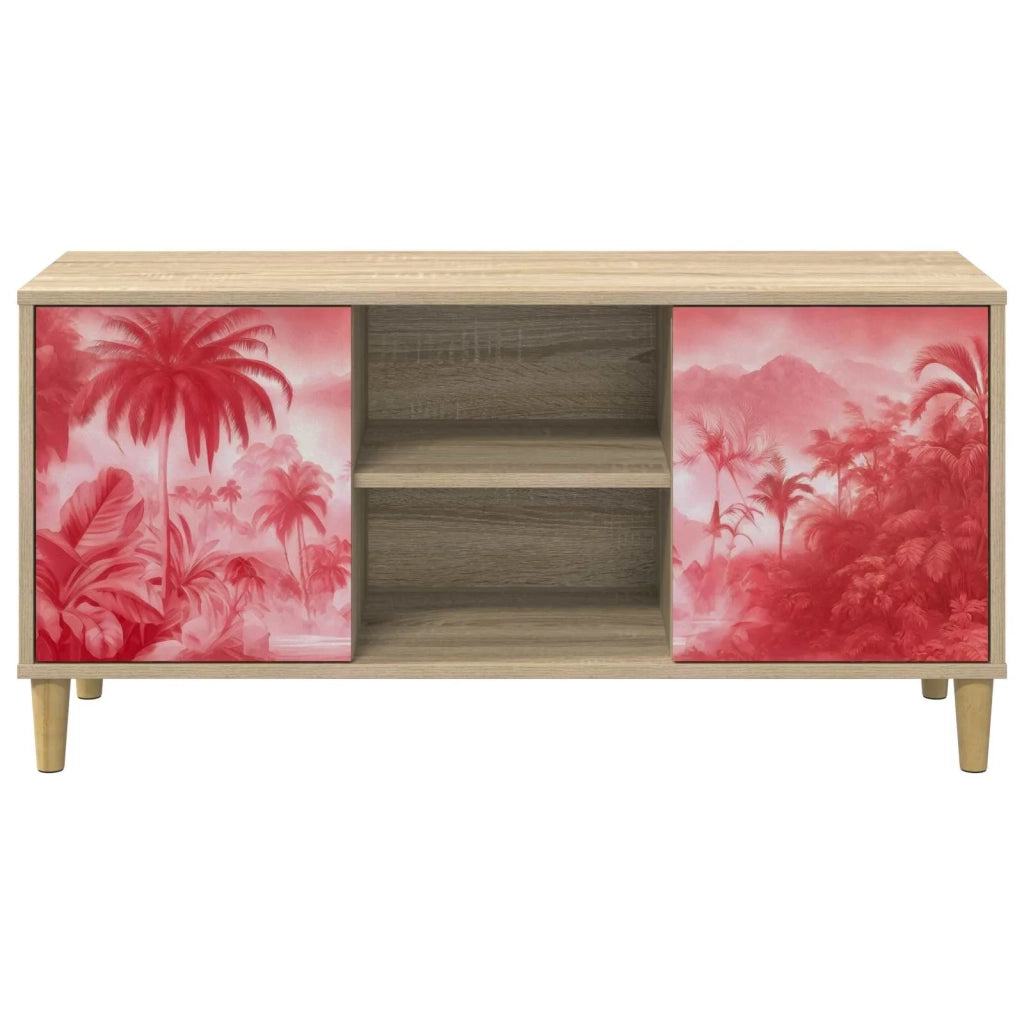 Mobile TV AACHEN 102 x 33 x 50 cm Sonoma Legno ingegnerizzato 8007046