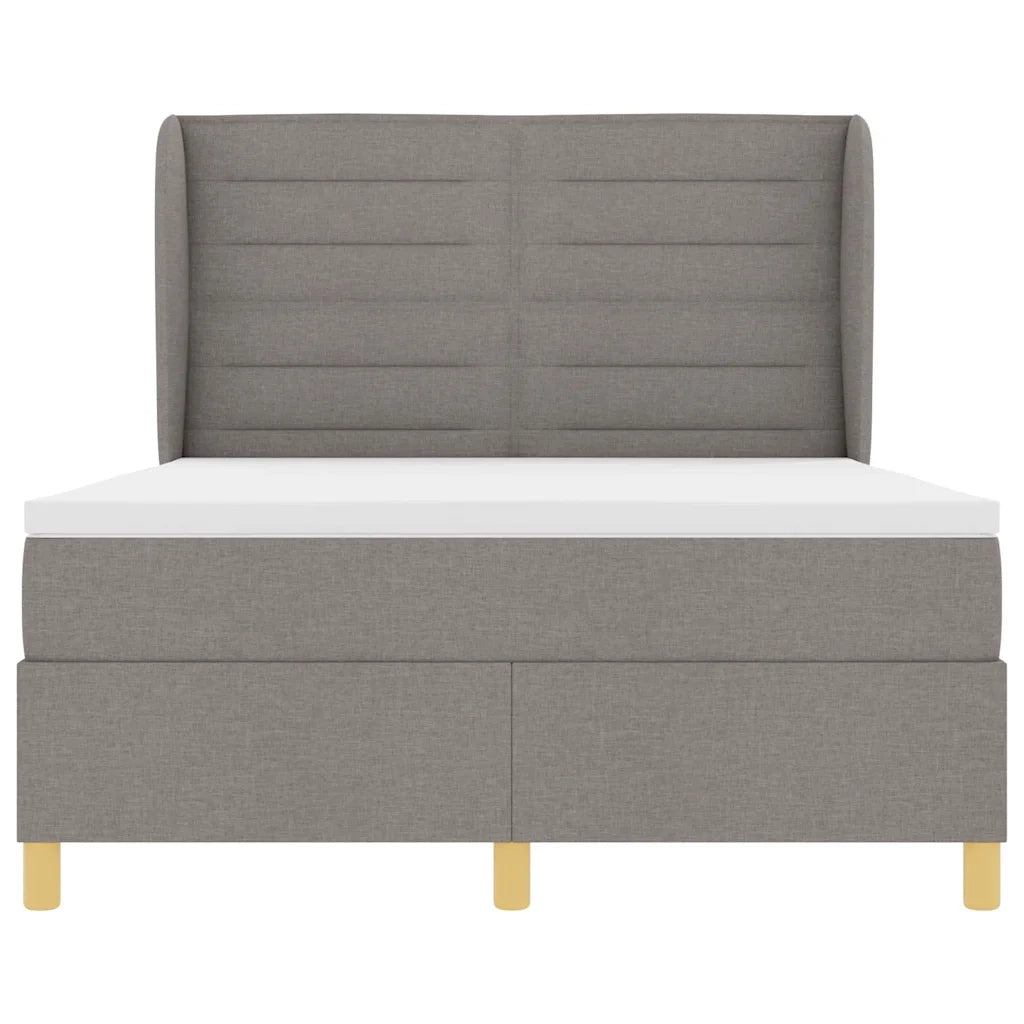Letto a molle con materasso Talpa 190 x 140 cm Tessuto 3340687