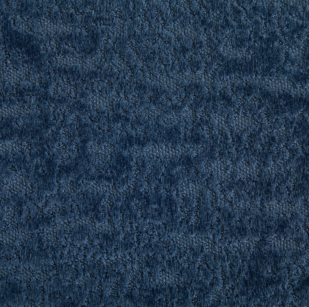 Divano letto 2 posti pieghevole in ciniglia; 157 x 84 x 65 cm; blu navy