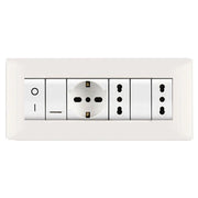PLACCA LIFE Q LIVING PLAST BIANCO               7P- 1,0 pz