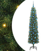 Albero di Natale | Decorazioni natalizie artificiale con 300 LED Verde 180 cm