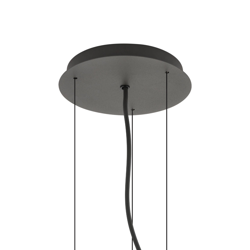 Lampadario Nowodvorski Satellite M grigio Ø58 7xE27
