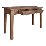 Tavolo Consolle | Tavolo d'Ingresso in Legno Massello di Mogano 123x42x75 cm
