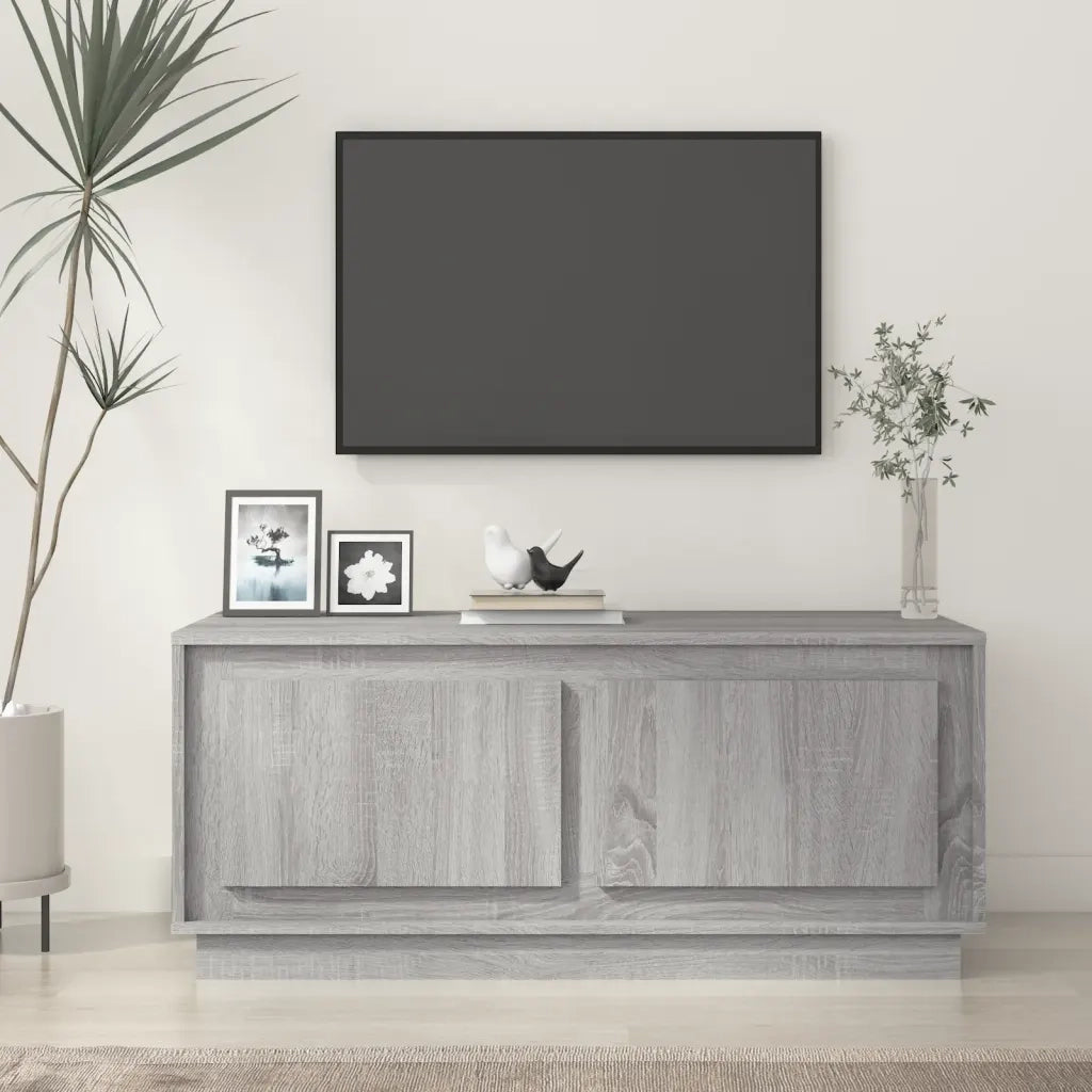 Tavolino da salotto | Tavolino da caff¨¨ | Tavolino da Soggiorno Grigio Sonoma 102x50x44cm Legno Multistrato