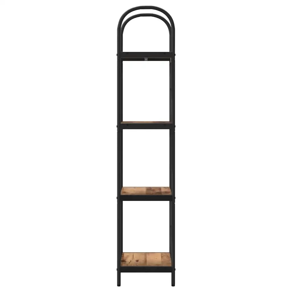 Libreria-Scaffale per Libri-Mobile di Stoccaggio Legno vecchio 40 x 30 x 146 cm Legno multistrato 381320