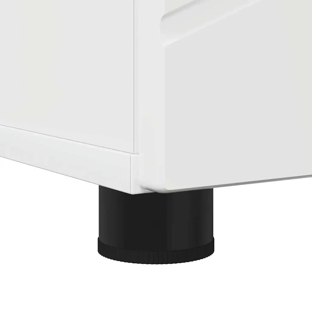Mobile da Bagno con porta Bianco Lucido 30 x 35 x 192 cm 883338