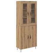 Credenza | Madia | Buffet da pranzo | Armadio da pranzo Rovere artigianale 69,5 x 34 x 180 cm