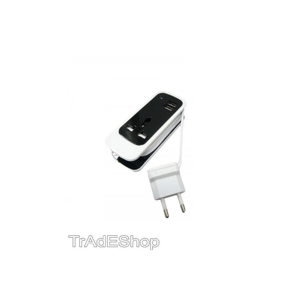 Trade Shop - Caricatore Universale Exbo S15 3 In 1 Universal Dual Usb Viaggio Smartphone -