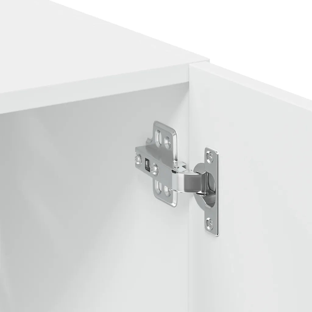 Mobile Sottile Bianco 50x42,5x225 cm in Truciolato CFW5502476