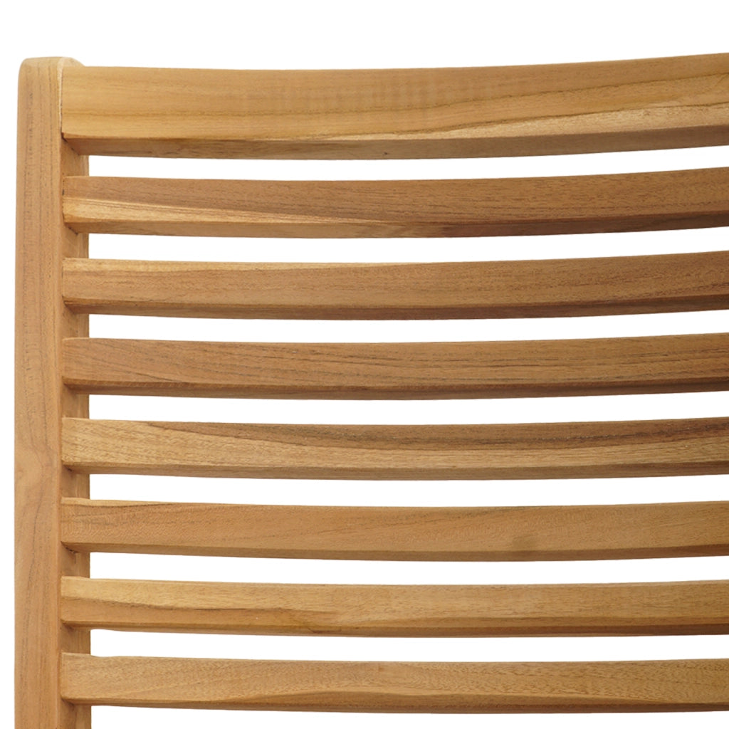 Sedie da Giardino  Pieghevoli 4 pcs in Legno Massello di Teak