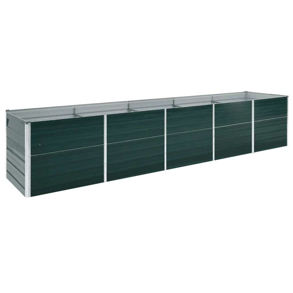 Letto Rialzato in Acciaio Zincato 400x80x45 cm Verde cod mxl 66202