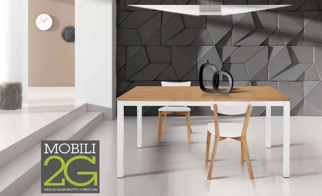 Tavolo moderno rovere allungabile 160x90