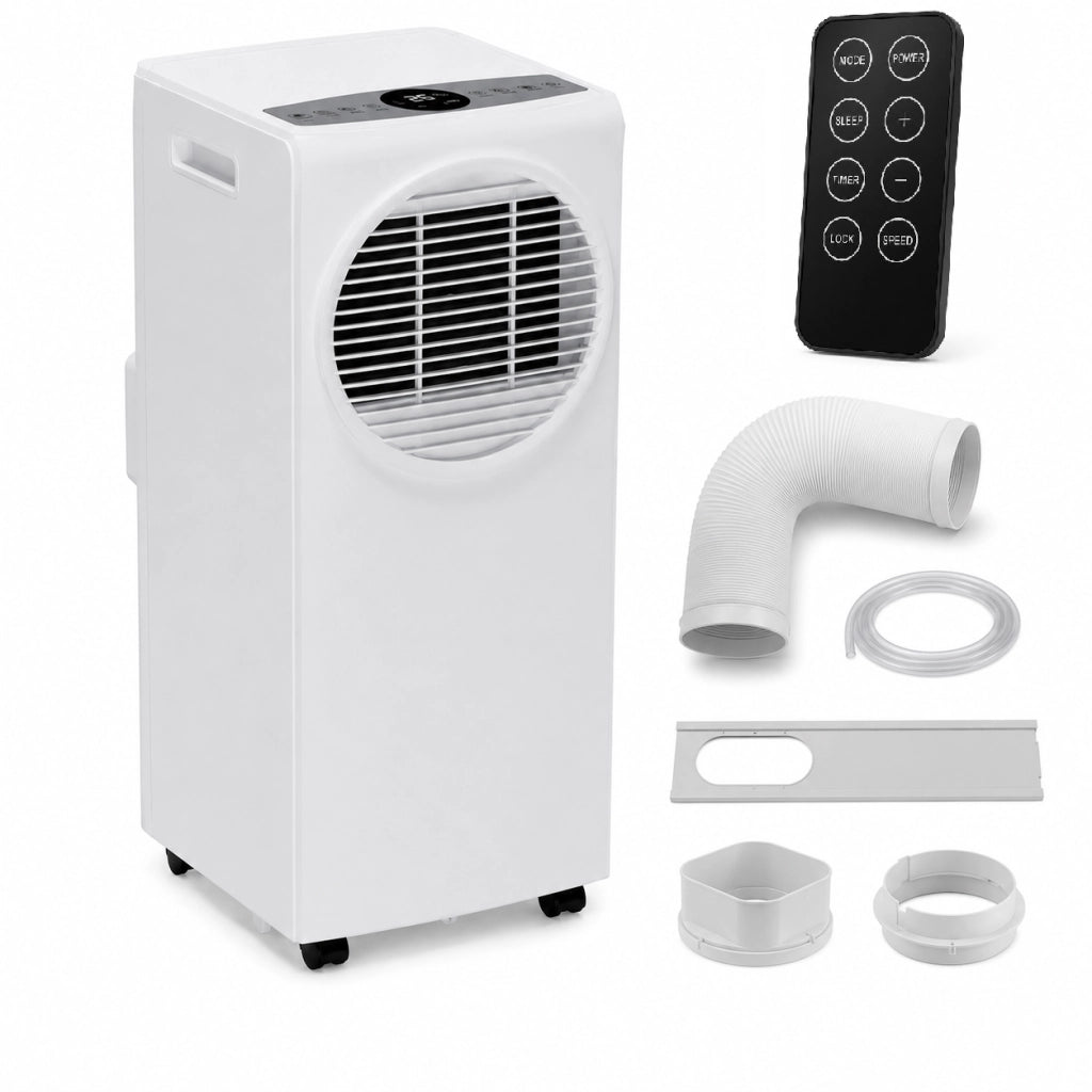 Condizionatore Portatile 9000 Btu Deumidificatore Ventilatore Telecomando Timer