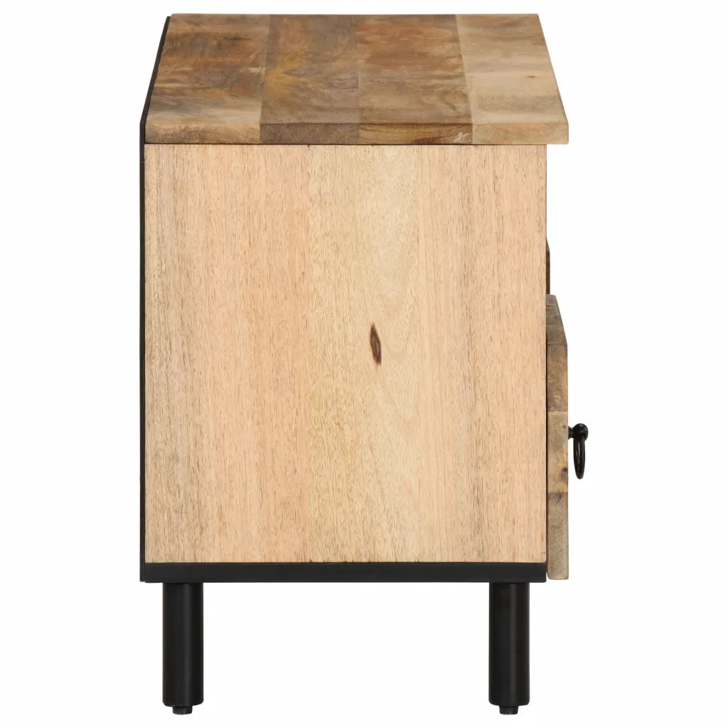 Mobile Porta TV 100x33x46 cm in Legno Massello di Mango 358230