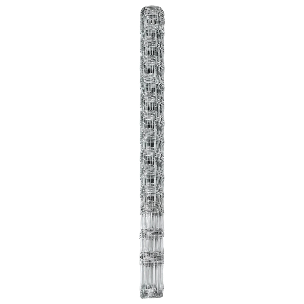 Recinzione vitaXL 1,6x50 m in acciaio zincato
