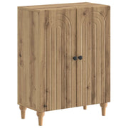 Mobiletto da Bagno ALKMAAR Rovere Artigianale 59,5 x 31 x 80 cm 896184