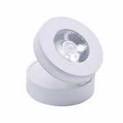 Trade Shop - Faretto Led A Superficie Orientabile 7w Luce Naturale Fredda Calda Bianco F-7w-b -