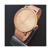 Trade Shop - Orologio Da Polso Quadrante Rosa Uomo Donna Analogico Quarzo Moderno Fashion -