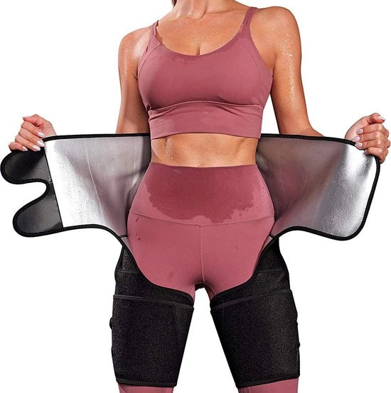Allenamento per la vita, tre in uno, trainer per la vita per donne – allenamento per la vita e per le cosce, perdita di peso, cintura di sollevamento.
