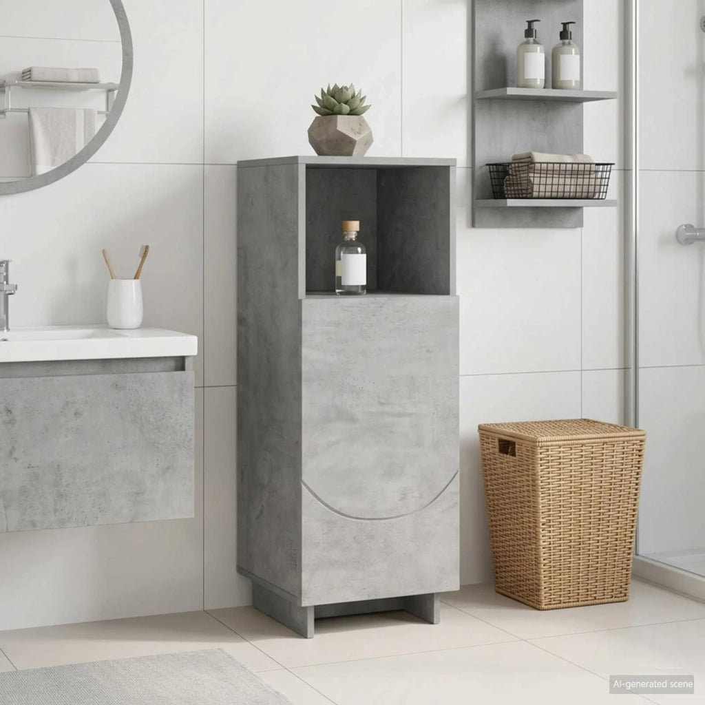 Mobile bagno Grigio Cemento 36,5 x 38 x 95 cm 8011606
