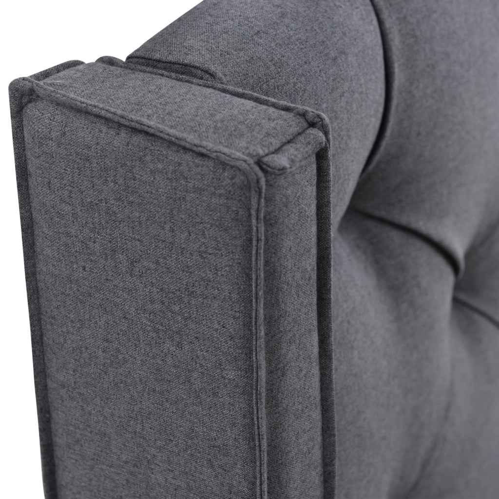 Letto singolo imbottito 90x200 cm con contenitore e testiera trapuntata