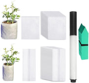 Pacco di semina 200 pezzi - Sacchetto di semina in tessuto - Tavoliere per piante 100 pezzi - Penna per segnare - Adatto per ortaggi/fiori - Materiale respirante - Sacchi per zappatura