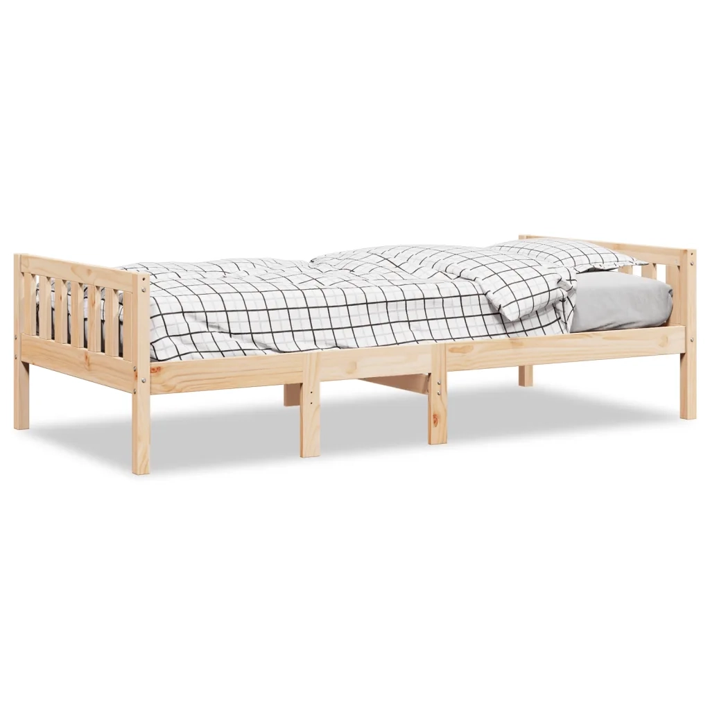 Letto per Bambini | Letto Infantile | Lettino senza Materasso 80x200 cm Legno Massello Pino