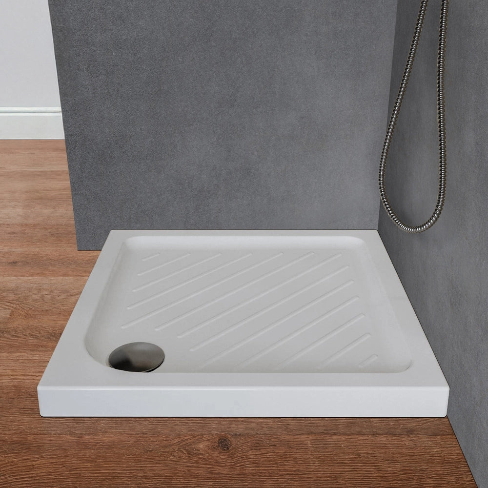 Piatto doccia 72x72 quadrato in ceramica bianco Dolomite Gemma