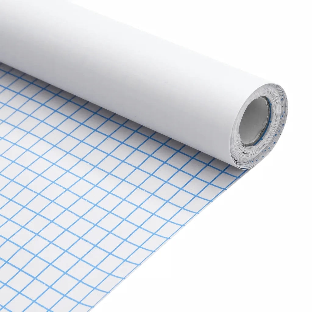 Adesivo per mobili autoadesivo bianco opaco 90x500 cm PVC CFW5738122