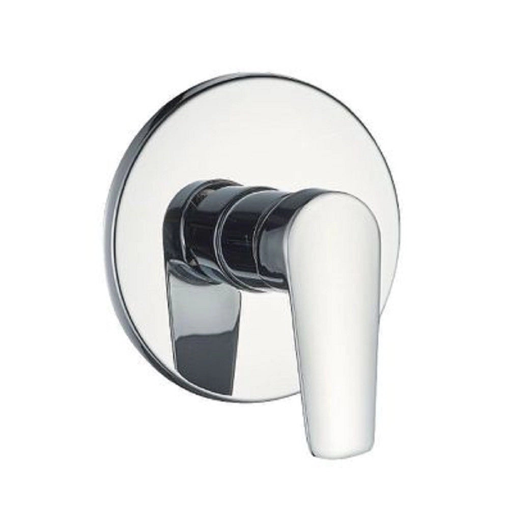 Trade Shop - Miscelatore Doccia Ad Incasso Da Parete Bagno Monocomando Cromato Cube 87122 -