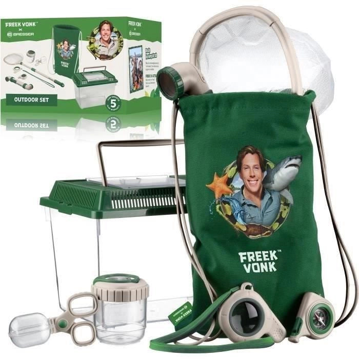 Kit scoperta all'aperto - FREEK VONK x BRESSER: set di 8 pezzi per esplorare la natura