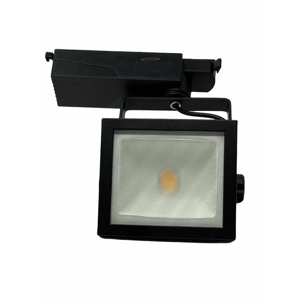 Trade Shop - Faro Proiettore Orientabile 30w Luce 6500k 4000k Faretto Led Cob Binario F30w-6h -
