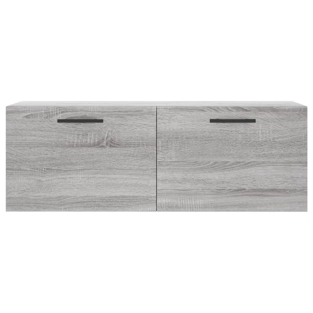 Mobile a Parete Grigio Sonoma 100x36,5x35 cm Legno Multistrato 830162