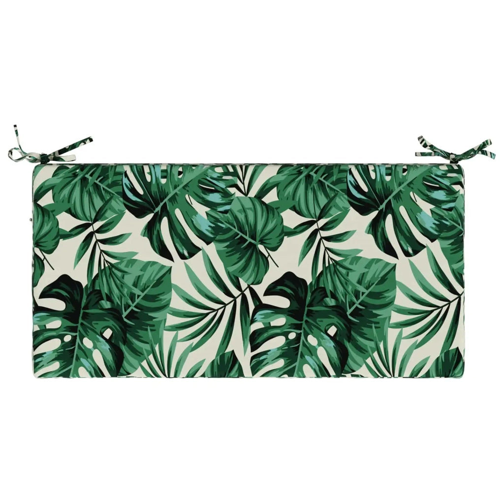 Cuscino per panchina SOEST 100% Poliestere Motivo a Foglie 948662