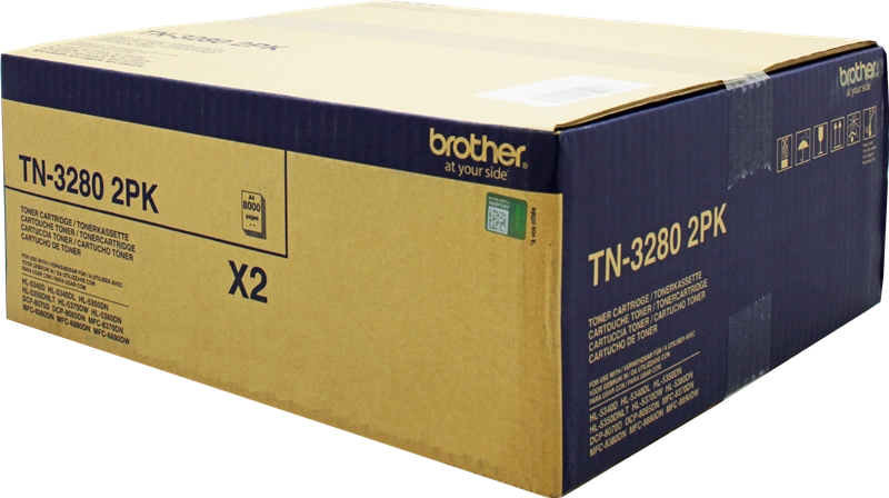 Brother TN3280TWIN cartuccia toner 2 pz Originale Nero