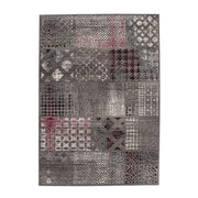 Tappeto moderno Funky 2029 grigio a pelo corto