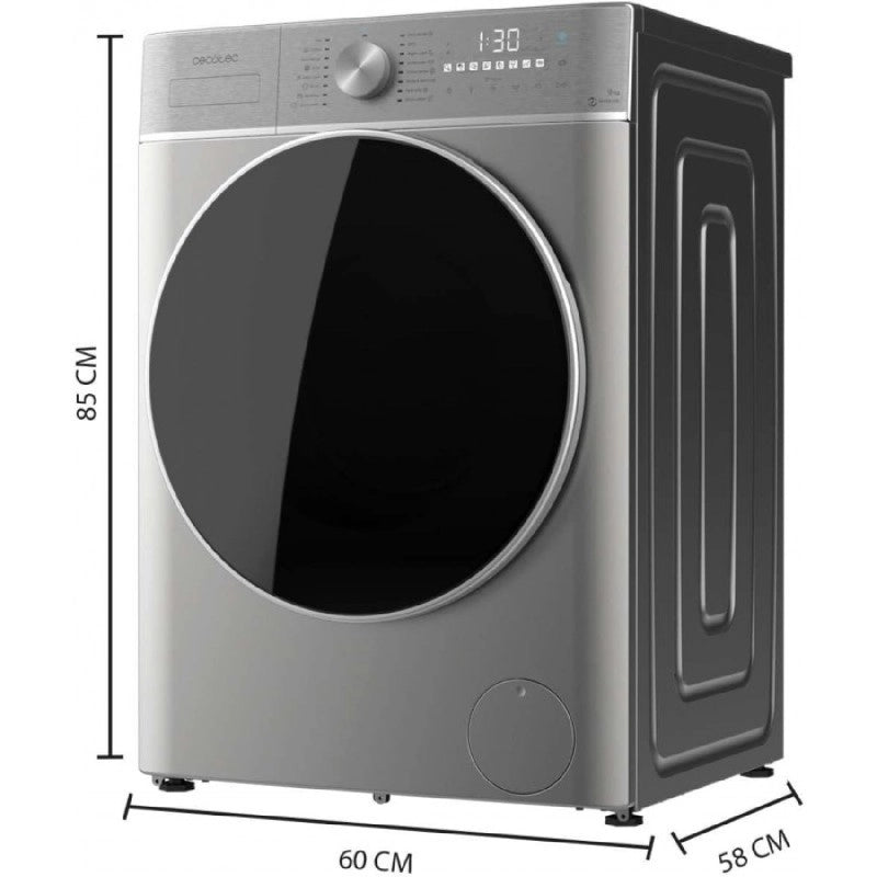 CECOTEC 02767 - Lavatrice Bolero DressCode 9800 Inverter Steel A
