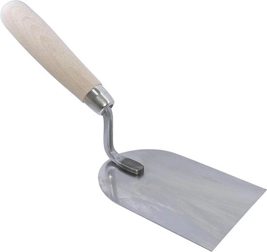 Martello a struttura 80 x 120 mm - attrezzi per muratore - manico in legno - spatola in acciaio - punta quadrata