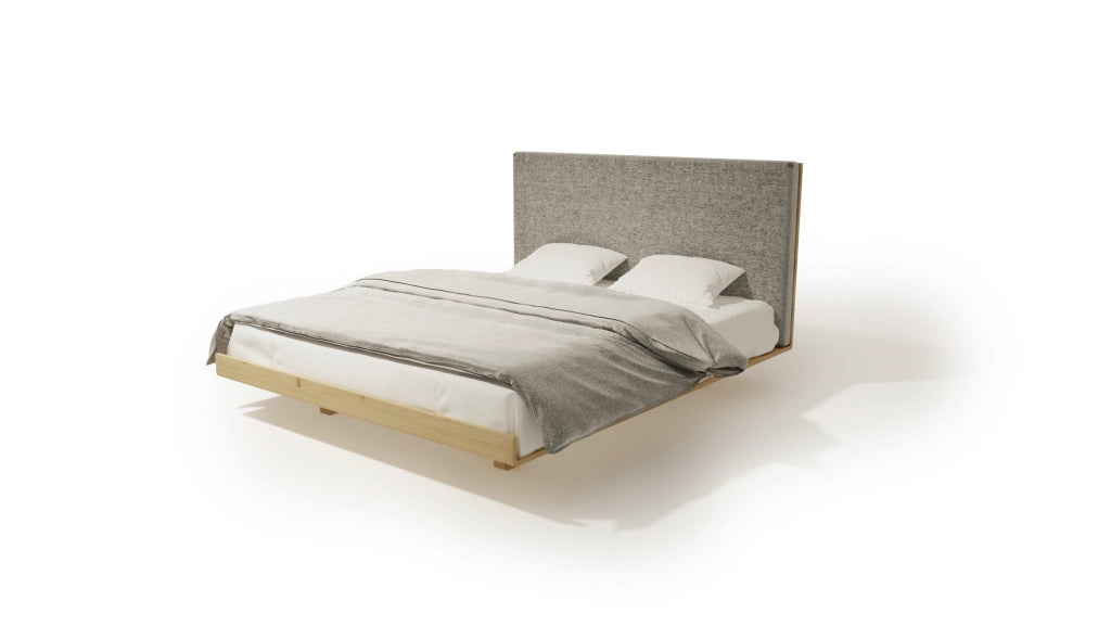 LETTO IMBOTTITO SONAR ONE 160x200 SOLIK OAK NATURALE