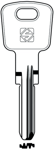 Silca CHIAVE OTTONE OC6 (G. VAG 2) OMEC 10.00 pz