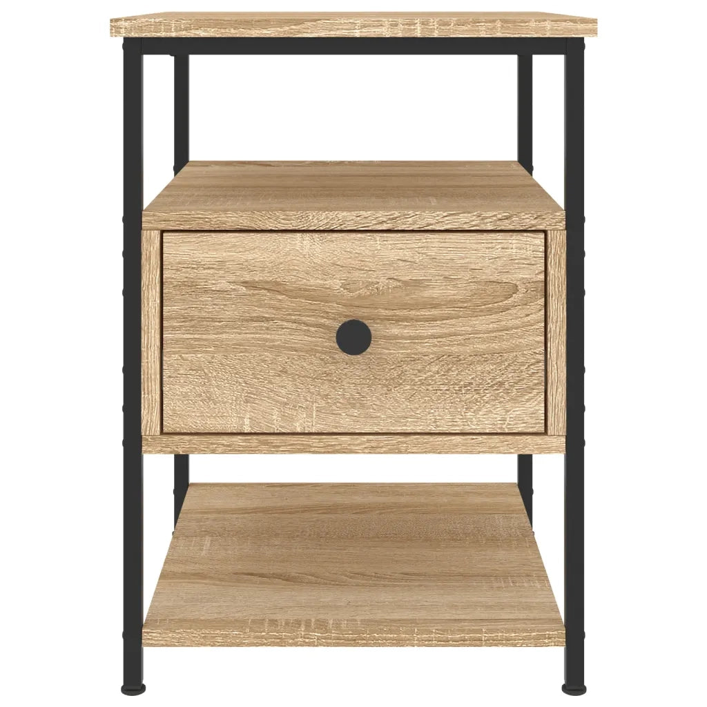Comodini 2 pz Rovere Sonoma 40x42x56 cm in Legno Multistrato 826026