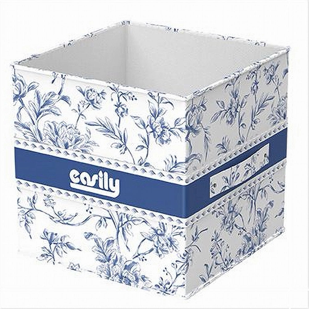 Trade Shop - Box Portatutto Scatola Salvaspazio Contenitore Organizer 25x25x25cm Fantasia 87311 -