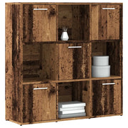 Libreria Legno Antico 90x28x90 cm in Legno Multistrato 856058