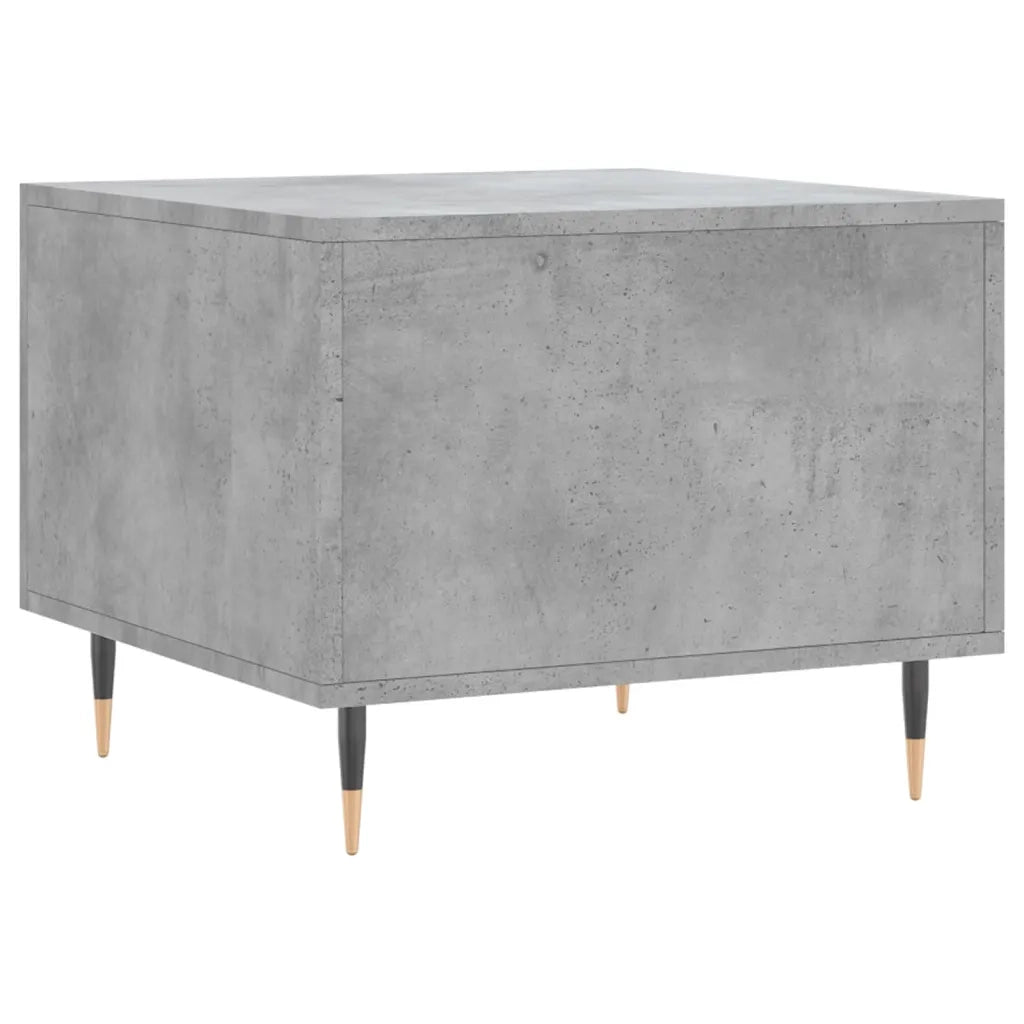 2 pz Tavolini salotto | Tavolino da caff¨¨ | Tavolino da Soggiorno Grigio Cemento 50x50x40 Legno Multistrato
