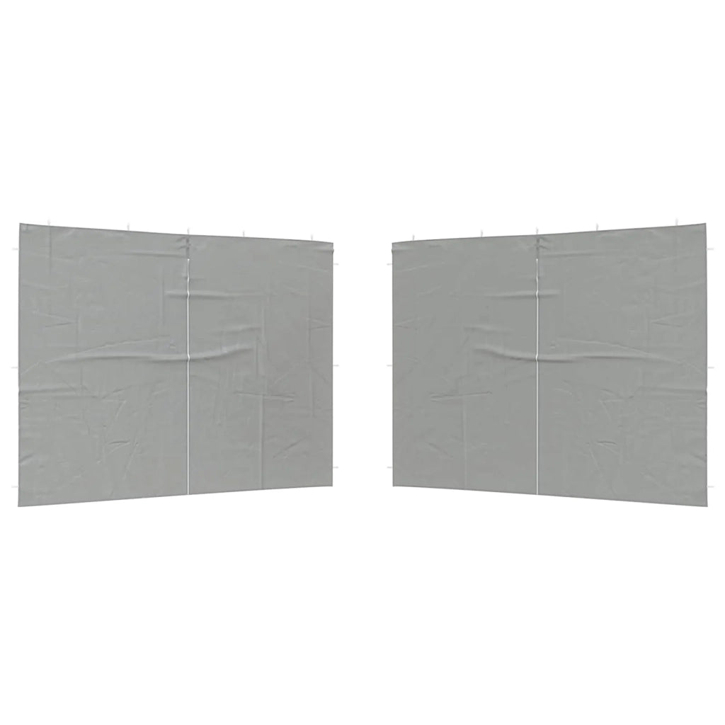 Parete per tenda da festa 2 pcs Grigio Chiaro 400 x 195 cm 42033007