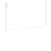 Sospensione Industrial-Minimal Essence Metallo Bianco Led 20W 3000K Luce Calda