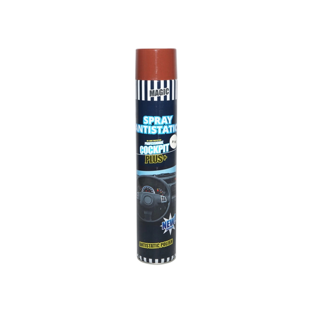 Spray Siliconico Antistatico per Cruscotto - Profumo di Pino - 750 ml