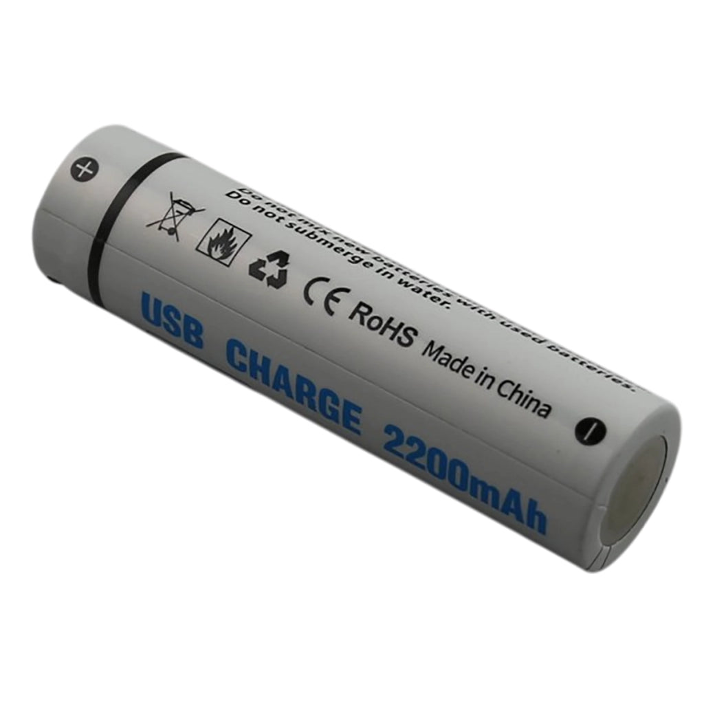 18650 Batteria agli ioni di litio compatibile da 3,7V 2200mAh con porta ricaricabile USB-C  Avizar